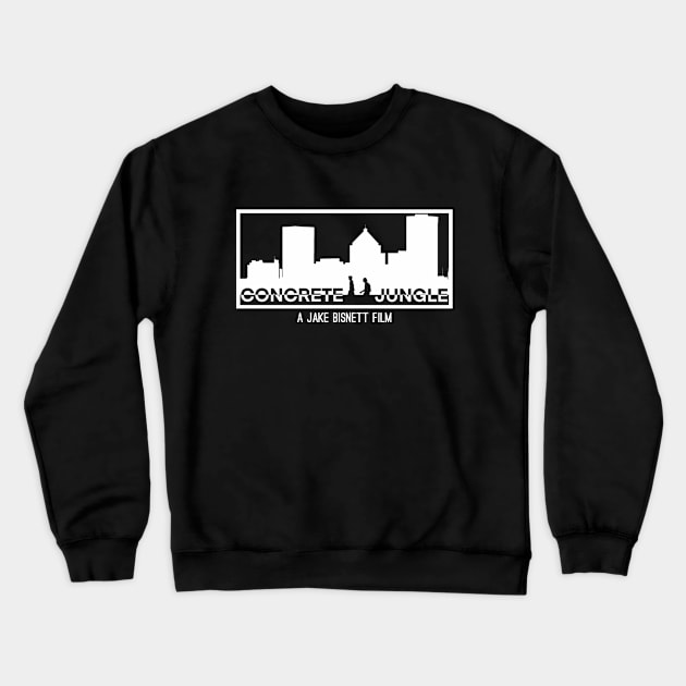CONCRETE JUNGLE (Black) Crewneck Sweatshirt by ThatFinalDomino Studios